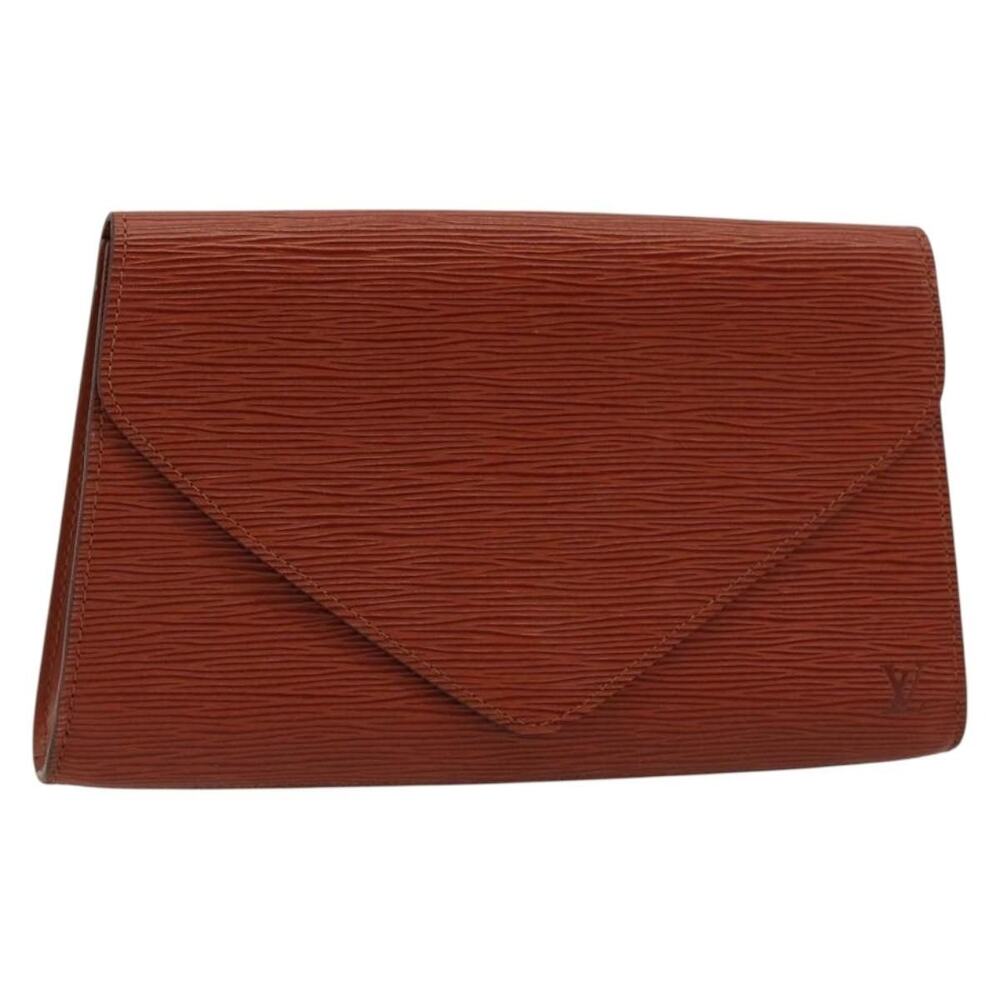 Louis Vuitton Epi Art Deco Clutch Brown
